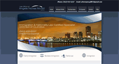 Desktop Screenshot of mcgillimmigrationlaw.com